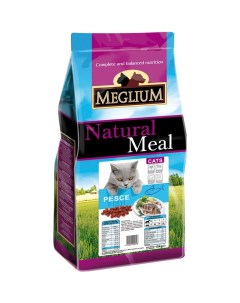 Сухой корм Adult для взрослых кошек с чувствительным пищеварением с рыбой Meglium