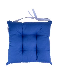 Подушка на стул 40х40см голубой Tropikhome