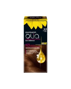 Стойкая крем краска Olia для волос 5 3 Каштановое золото Garnier