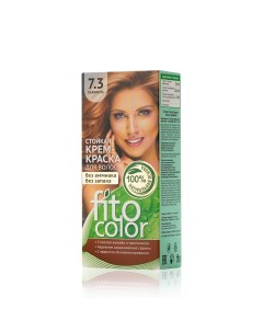 Стойкая крем краска FitoColor для волос 7 3 Карамель 125мл Фитокосметик