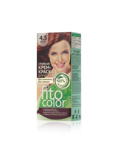 Стойкая крем краска FitoColor для волос 4 5 Махагон 125мл Фитокосметик