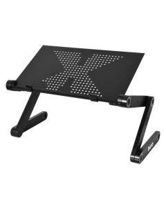 Стол для ноутбука регулируемый BU 807 металл складной черный Buro