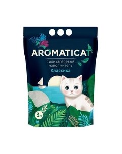 Наполнитель Ароматикэт для кошачьего туалета Силикагелевый Классика Aromaticat