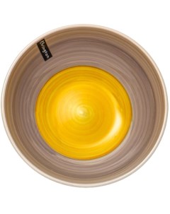 Тарелка суповая керамика 18 см круглая Аэрография Сиеста 139 23059 Elrington