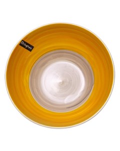 Тарелка суповая керамика 18 см круглая Аэрография Солнечное утро 139 23073 Elrington
