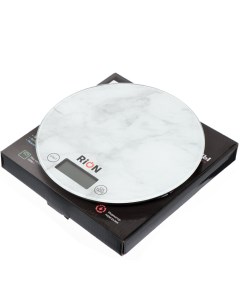 Весы кухонные электронные стекло Мрамор платформа точность 1 г до 5 кг LCD дисплей PT 812 Rion