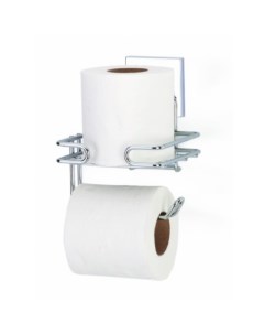 Самоклеящийся держатель туалетной бумаги с запасным рулоном Tekno-tel