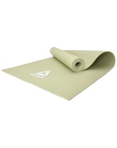 Тренировочный коврик мат для йоги RAYG 11022GN зеленый 4мм Reebok