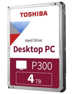 Жесткий диск HDD SATA III 4Tb HDWD240EZSTA P300 5400rpm 128Mb 3 5 Rtl Toshiba