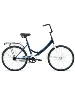 Велосипед CITY 24 2022 рост 16 темно синий серый RBK22AL24009 Altair