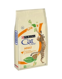 Сухой корм для взрослых кошек с высоким содержанием домашней птицы 7кг Cat chow