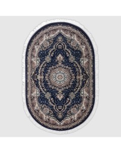 Ковер Abrishim Prestig овальный синий 80x150 см Sofia rugs