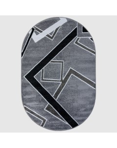 Ковер Firuze овальный серый 80x150 см 4602A Sofia rugs