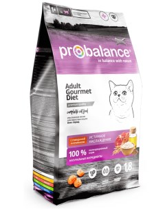 Корм для кошек с говядиной и ягнёнком истинное удовольствие 10 кг Probalance