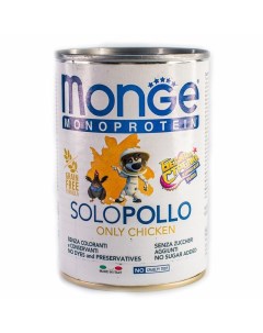 Dog Monoprotein Solo B S консервы для собак паштет из курицы 400 г Monge
