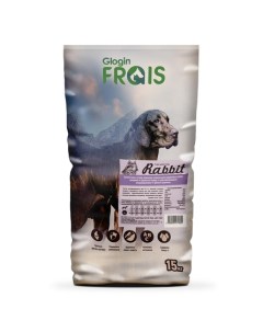 Signature Сухой корм для собак с чувствительным пищеварением средних крупных пород кролик 15 кг Frais