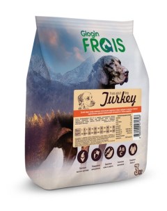 Signature Сухой корм для собак средних крупных пород индейка 3 кг Frais