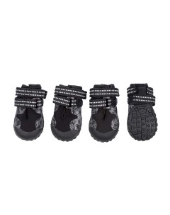 Ботинки на липучках для собак мелких пород S черный унисекс Rungo