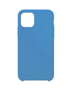 Чехол для Apple iPhone 11 Softrubber синий Brosco