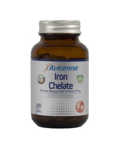 Витамины и минералы Хелатное железо 27 мг 90 таблеток Avicenna