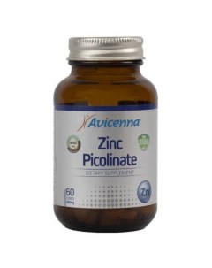 Витамины и минералы Пиколинат цинка 25 мг 60 таблеток Avicenna