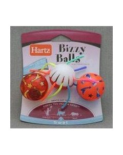 Игрушка Хартц для кошек Три шарика с колокольчиком Пластик Hartz