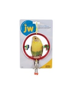 Игрушка для птиц Кольцо с колокольчиком пластик J.w.
