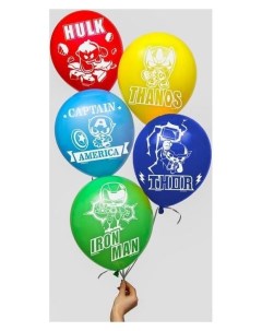 Воздушные шары набор Мстители Marvel Набор 5 шт Marvel comics