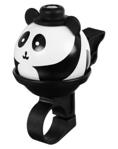 Звонок велосипедный Панда цвет чёрный Nnb