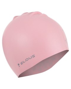 Шапочка для плавания Elous El009 силиконовая мандала розовая Nnb