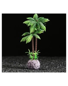 Растение искусственное Пальма 5 х 5 х 15 см Кнр