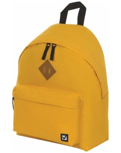 Рюкзак универсальный сити формат один тон желтый 20 литров 41х32х14 cм 225378 Brauberg