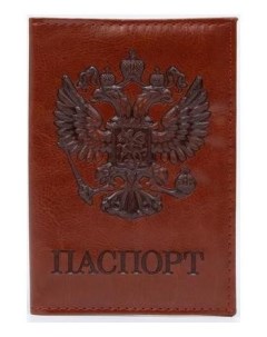 Обложка для паспорта цвет рыжий Nnb
