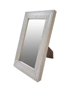 Зеркало настольное в багетной раме Мозаика Silver 21х30 см серебро Нет марки
