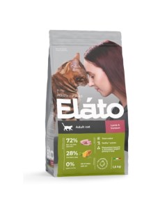 Holistic Adult Сухой корм для кошек ягненок с олениной 1 5 кг Elato