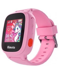 Детские часы с GPS поиском Кнопка жизни Единорог розовый 8001101 Aimoto kid