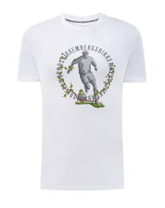 Хлопковая футболка из джерси с принтом Neo Sport Bikkembergs