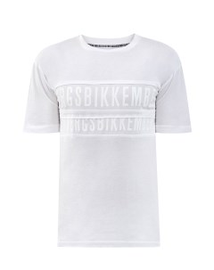 Хлопковая футболка с принтом в стиле леттеринг Bikkembergs