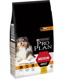 Сухой корм Pro Plan для взрослых собак средних пород курица 7кг Purina pro plan