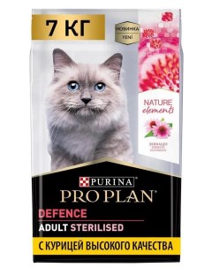 Сухой корм Nature Elements для взрослых стерилизованных кошек и кастрированных котов с высоким содер Purina pro plan