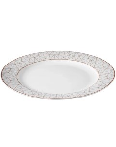 Тарелка обеденная Mosaica White Esprado