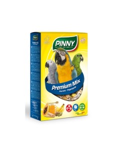 PM Полнорационный корм для средних и крупных попугаев с фруктами бисквитом и витаминами 0 7 кг Pinny