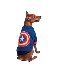 Свитер для собак Marvel Капитан Америка XS размер 20см Триол