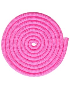 Скакалка гимнастическая утяжелённая 2 5 м 150 г цвет неон розовый Grace dance