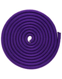 Скакалка гимнастическая утяжелённая верёвочная 2 5 м 150 г цвет фиолетовый Grace dance