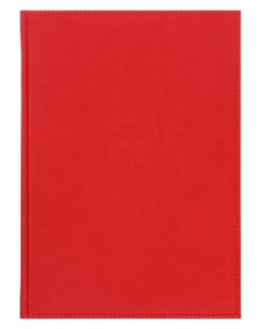 Ежедневник недатированный А4 160 листов Вивелла обложка искусственная кожа красный Calligrata