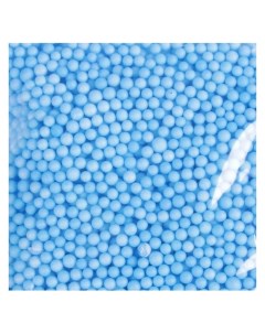 Наполнитель для шаров и слаймов Пенопласт 0 5 см 20 г цвет голубой Nnb