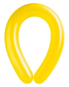 Шар для твистинга латексный 350 перламутровый набор 10 шт цвет жёлтый Дон баллон