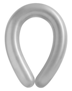 Шар для твистинга латексный 360 перламутровый набор 10 шт цвет серебро Дон баллон