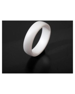Кольцо керамика Линия цвет белый матовый 16 размер Nnb